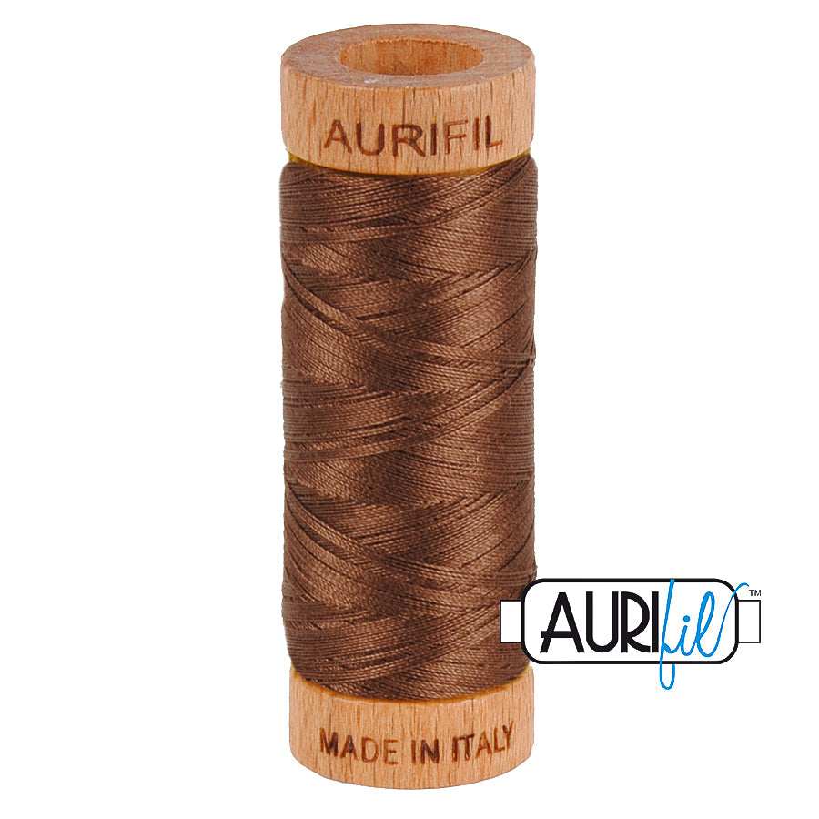 #1285 Medium Bark Aurifil Cotton Thread