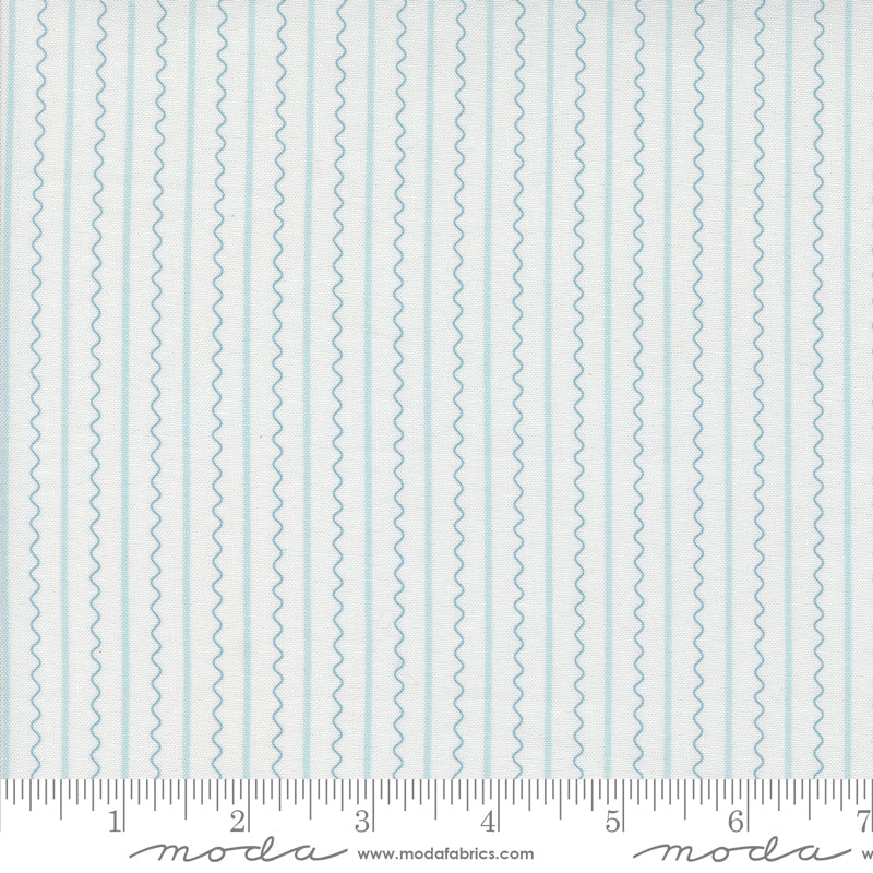 Mixed Bag of BonBons - Frequency Stripes, White Blue - 18257-11