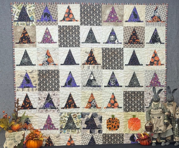 Kit 1220 - Halloween Haberdashery Quilt Kit – Mended Hearts