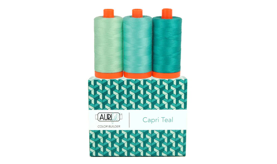 Aurifil Color Builder - Capri - Teal