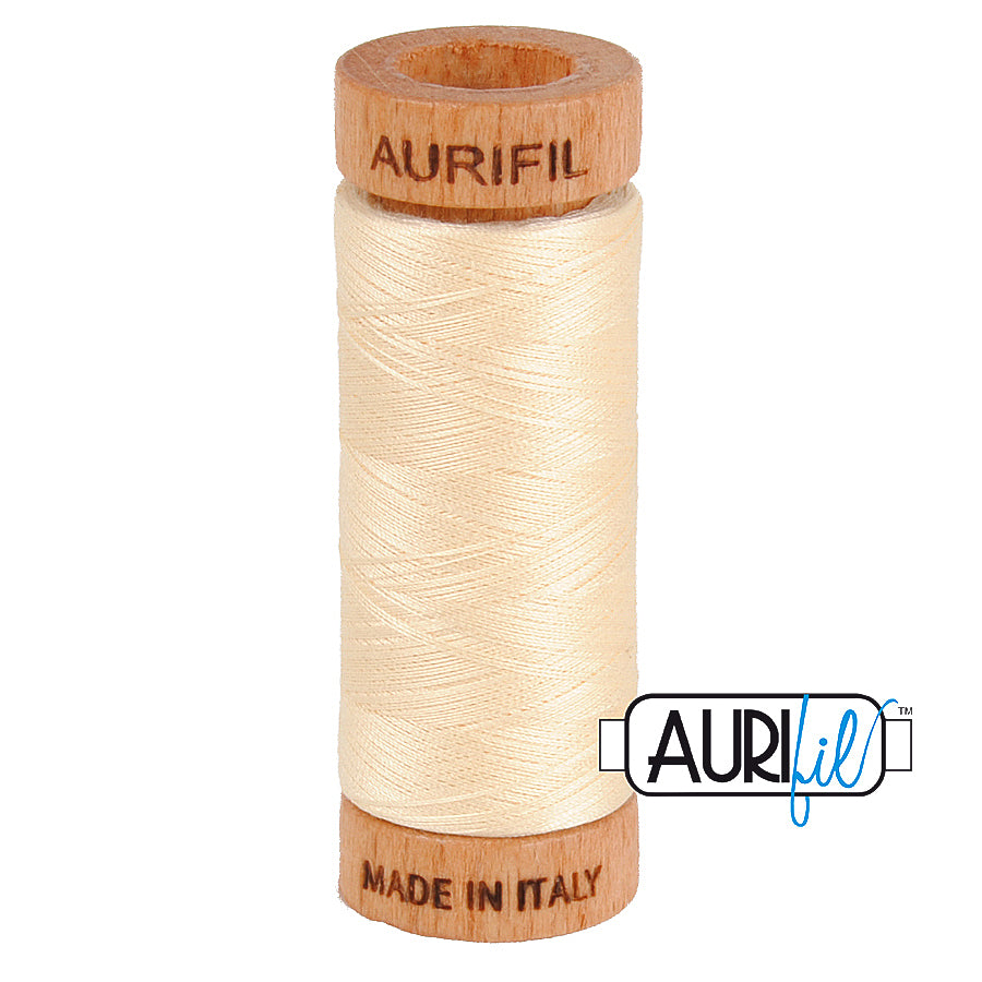 #2123 Butter Aurifil Cotton Thread