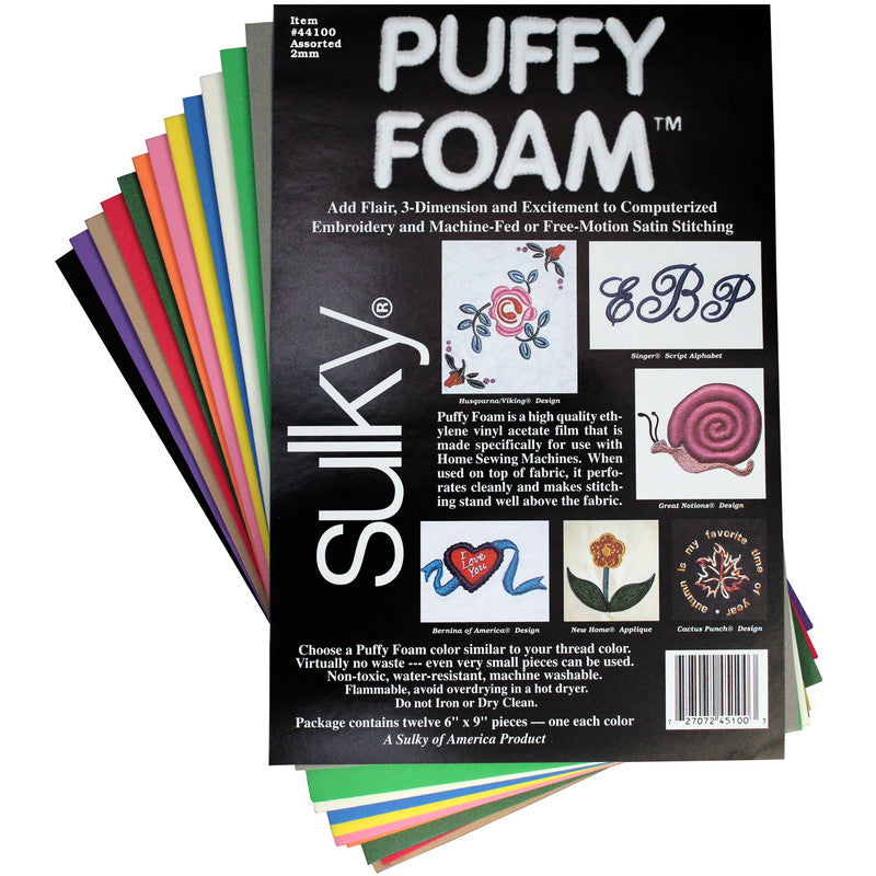Puffy Foam - 2mm - assorted colors