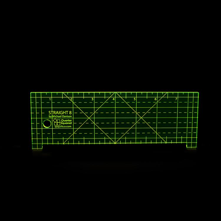 Straight 8 Quilting Ruler for Longarm & Home Sewing Machines
