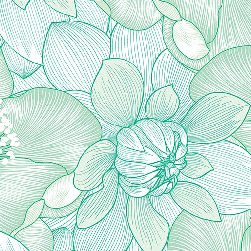 Begins with Mum - Poppies, Mint - 13691-04