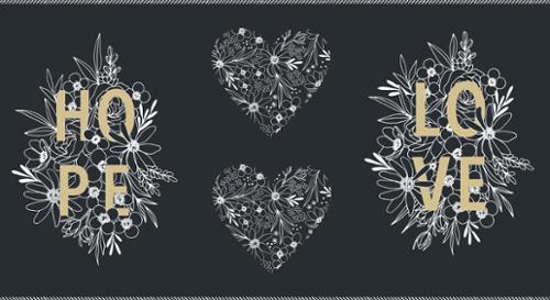 Panel 299 - Gilded Metallic - Ink Gold Panel