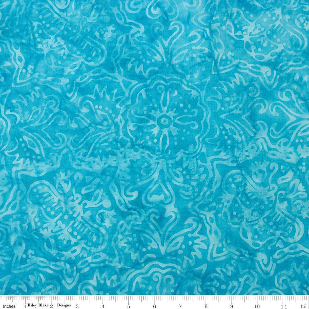 Elementals - Rainbow Brights, Azure - BT21700-296 - Expressions Batiks