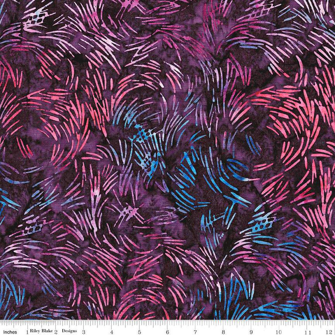 A Nod To Mod - Plum Dressing - BT23063-189 - Expressions Batiks