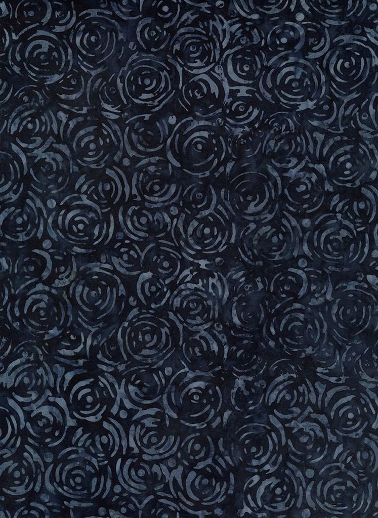 Mini Gulf Coast - Rose Top Outline, Harbor - Tonga-B8768 by Judy & Judel Niemeyer of Quiltworx