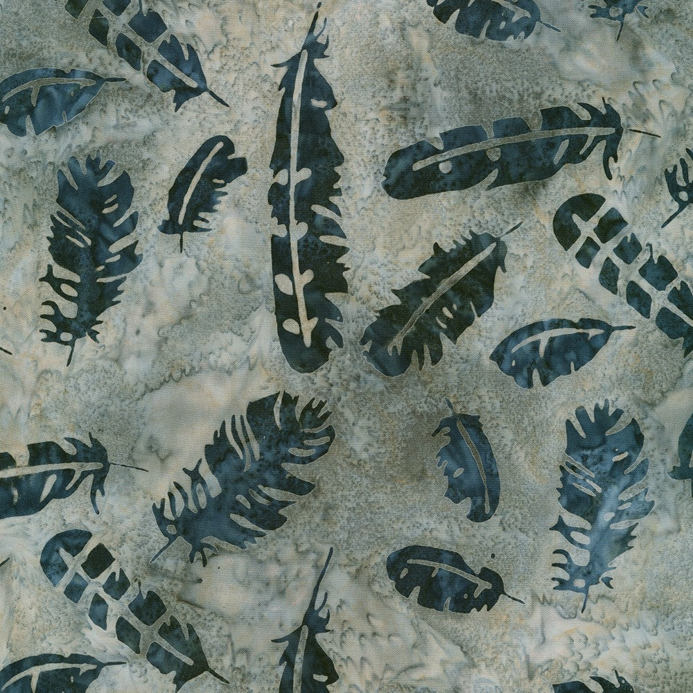 Midnight Owls - Coastal Fog - SRK-22843-316 - Artisan Batiks