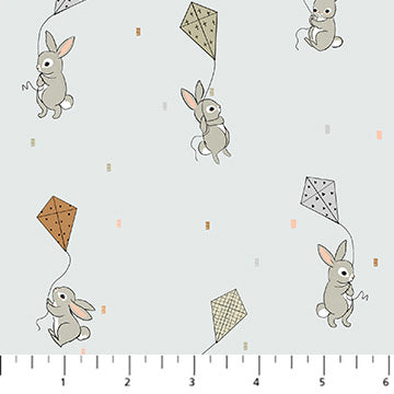 Cotton-Tale - Kites, Gray - 90954-90