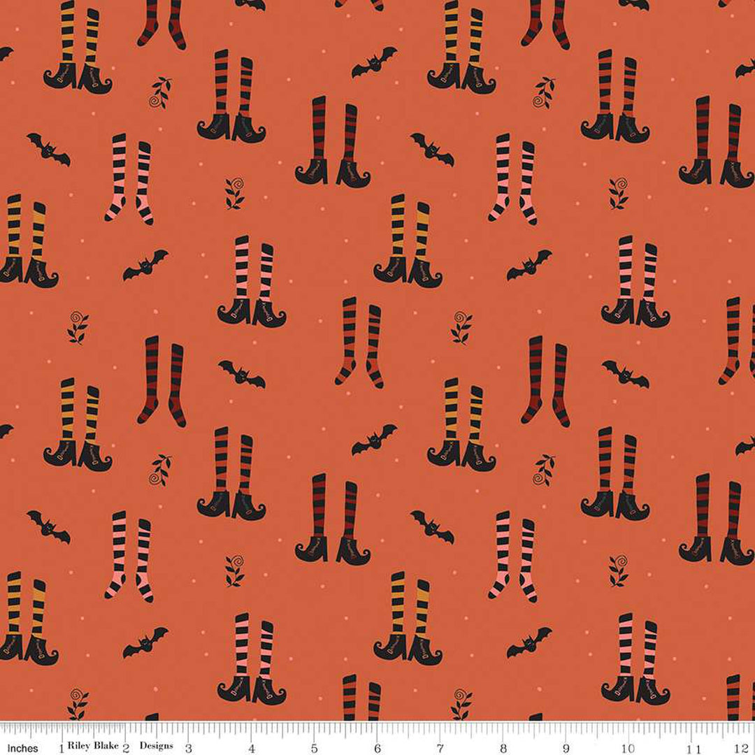 Little Witch - Witches Socks, Pumpkin - C14561-PUMPKIN