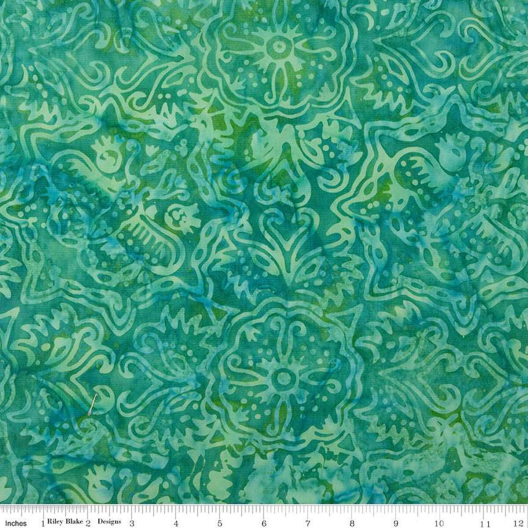 Elementals - Rainbow Brights, Aquamarine - BT21700-274 - Expressions Batiks