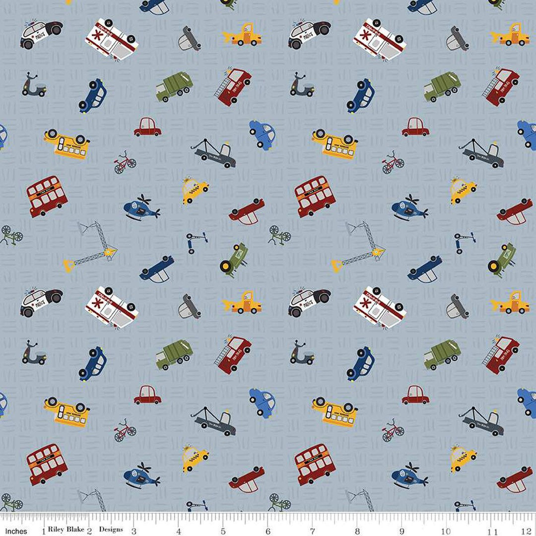 It Takes a Village - Traffic Jam, Gray - C15464-GRAY