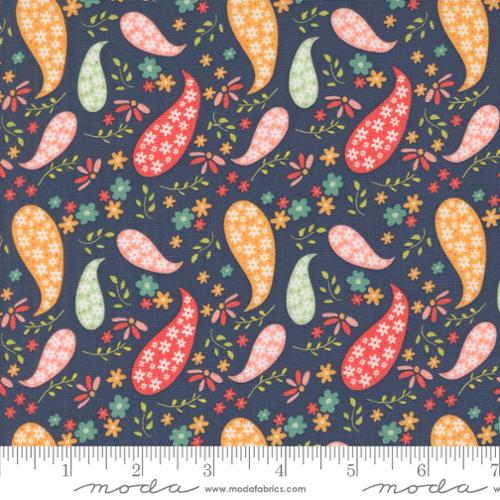 Raspberry Summer - Paisley, Blueberry- 37691-20