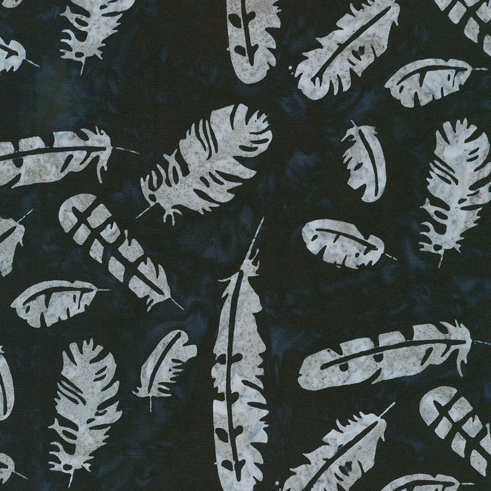 Midnight Owls - Charcoal - SRK-22843-184 - Artisan Batiks