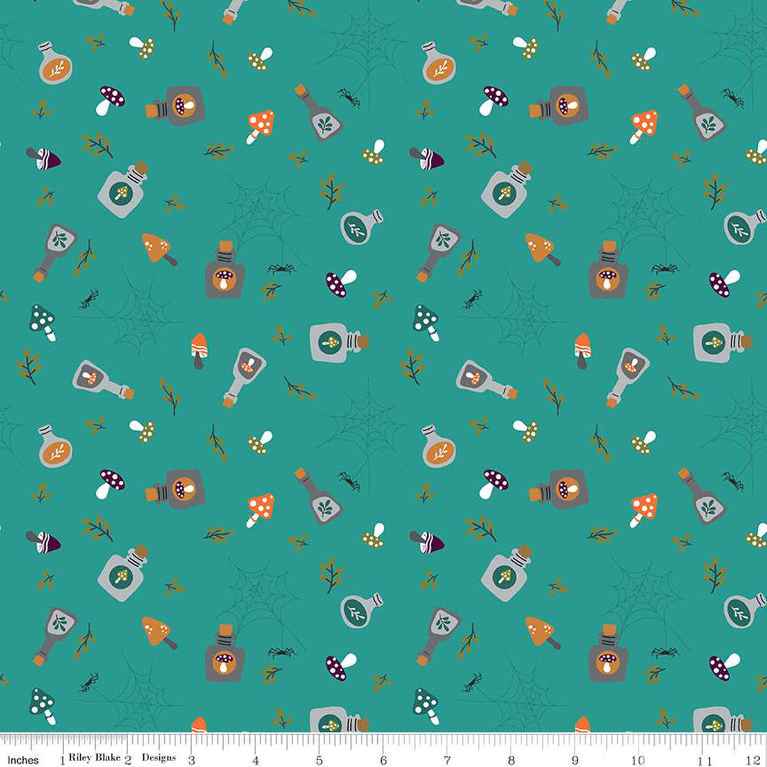 Little Witch - Potions, Light Teal - C14562-LTTEAL