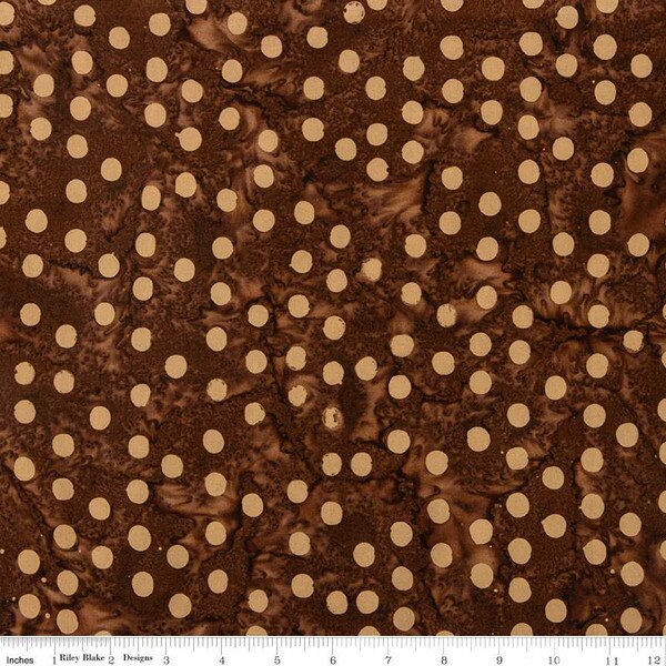 Neon Pop - Dots, Walnut - BT23052-138 - Expressions Batiks
