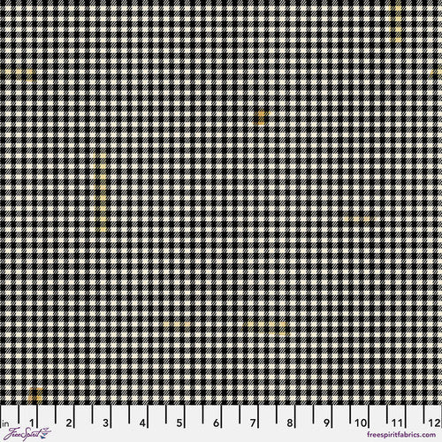 Holidays Past - Taped Gingham, Black - PWTH208.Black