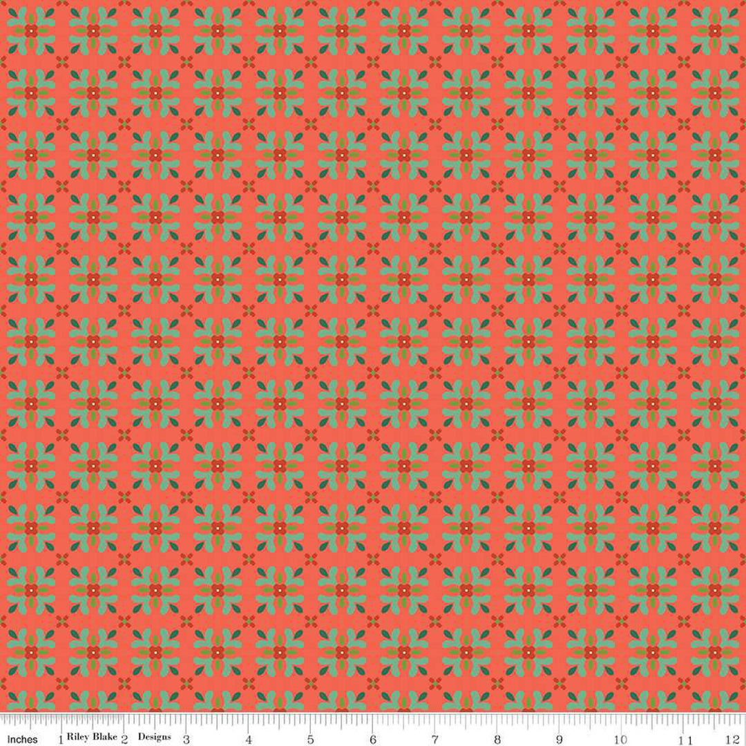 In From the Cold - Tiles, Coral - C14864-CORAL