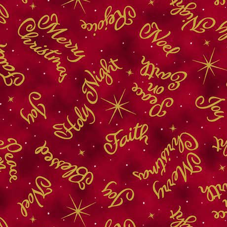 A King Is Born - Christmas Words, Red - 304113-R