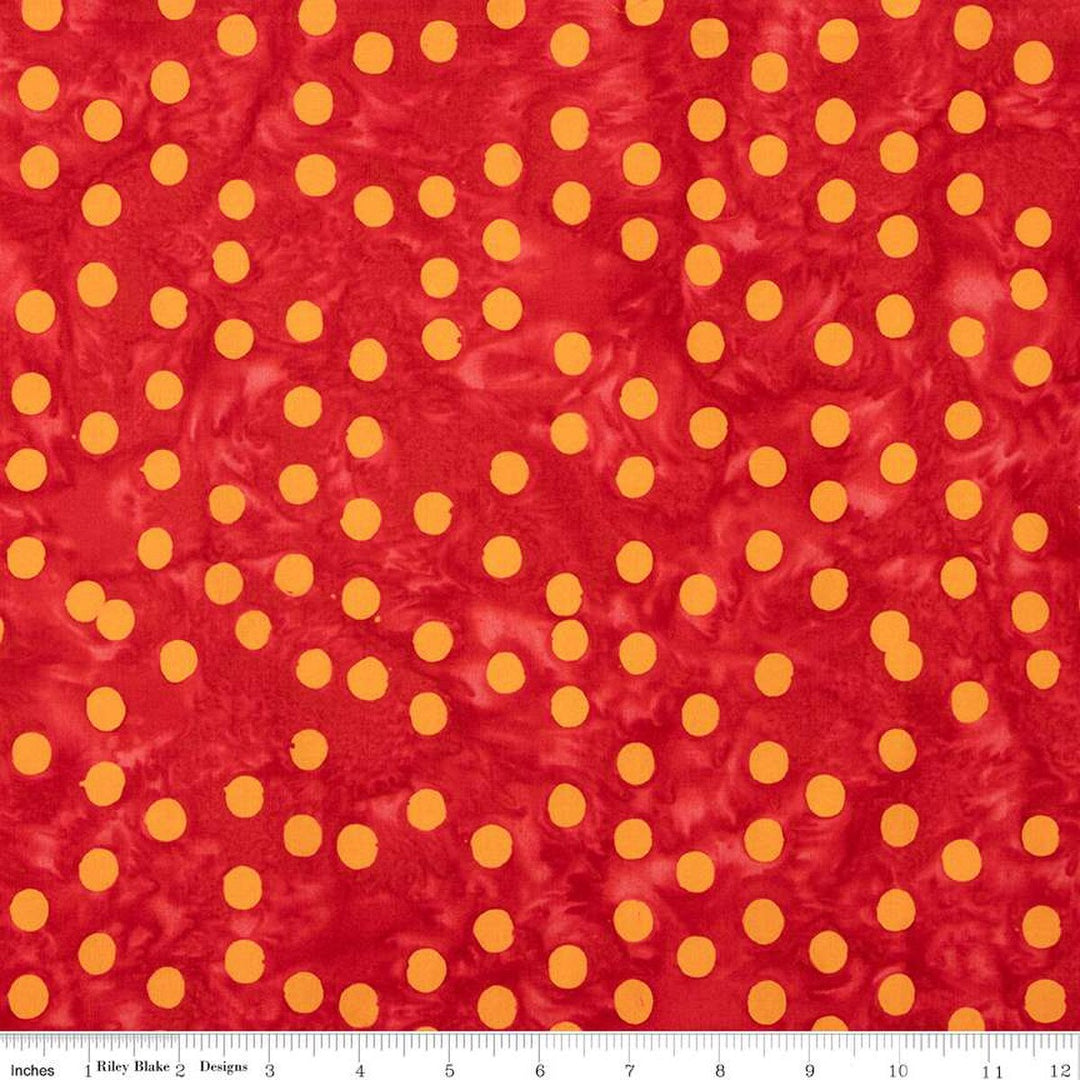 Neon Pop - Dots, Cherry - BT23052-211 - Expressions Batiks