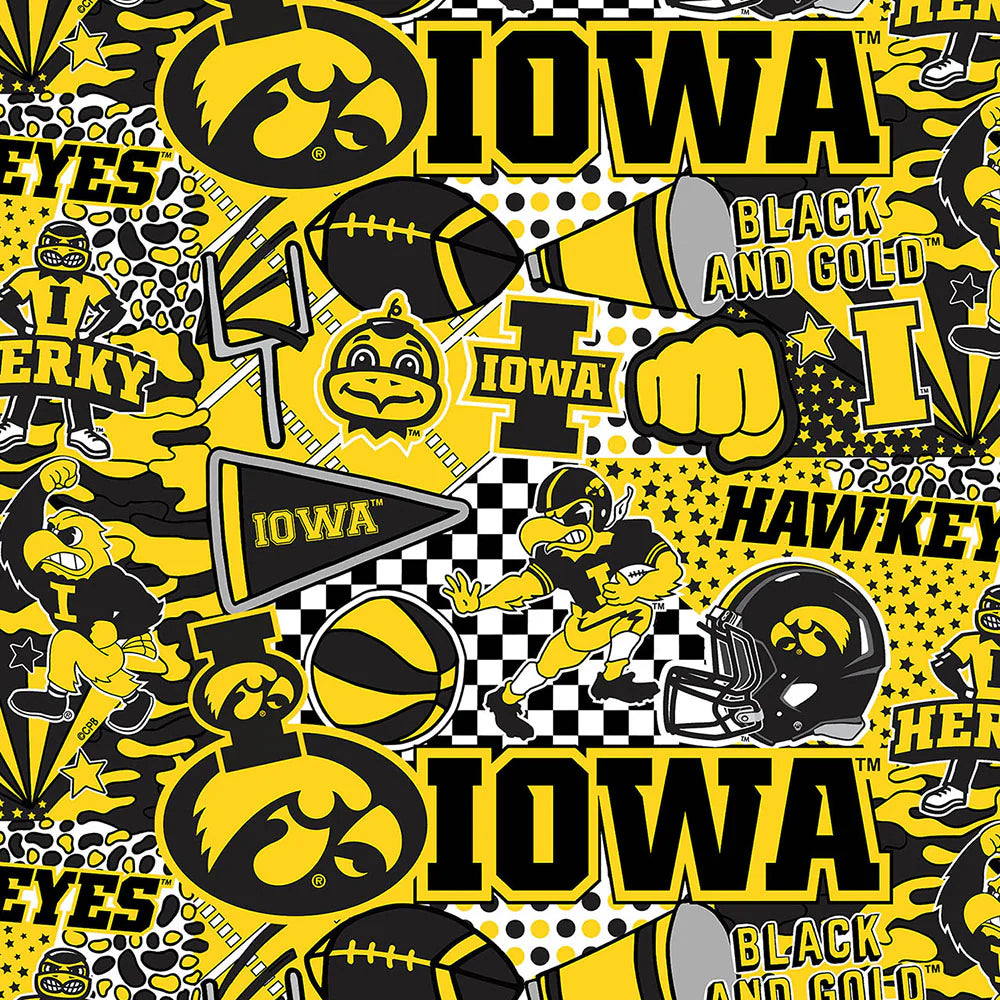 College-NCAA - Pop Art by Corey Paige - University of Iowa - IA-1165