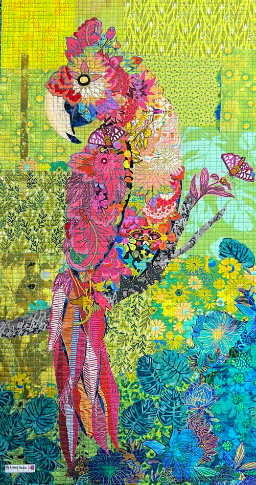 Pippin (Parrot) Collage Pattern