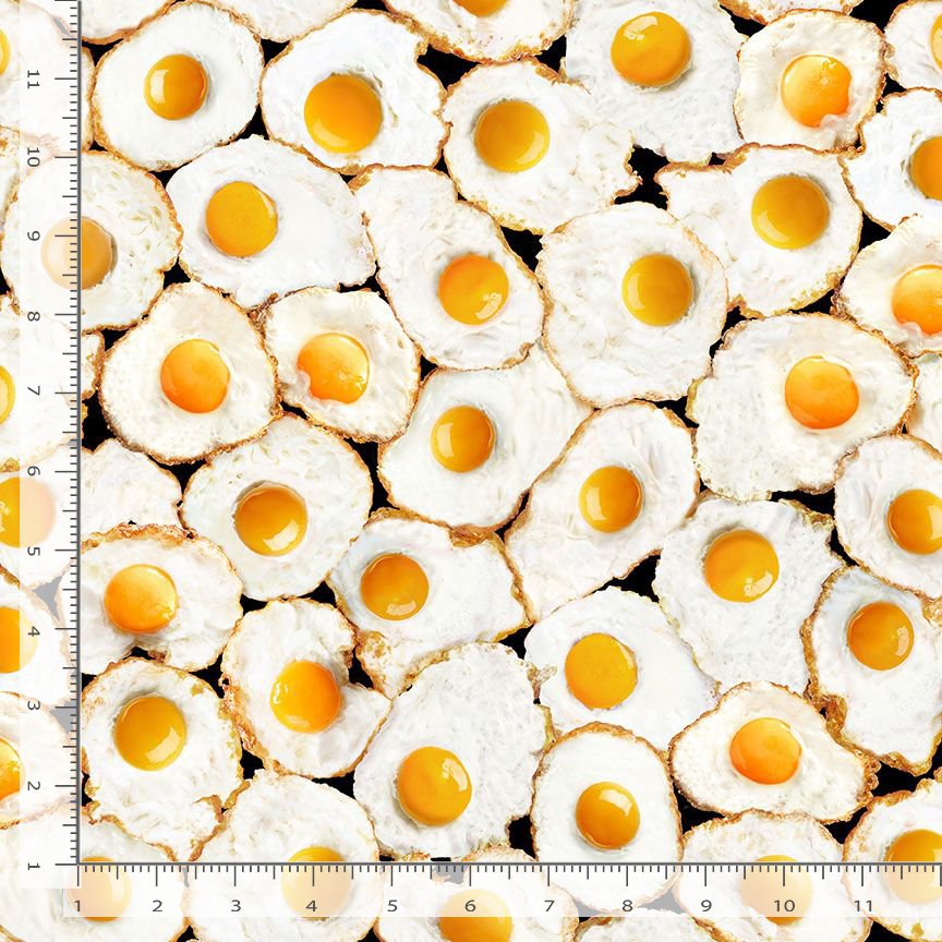 What's For Breakfast? - Fried Eggs, White - FOOD-CD3350