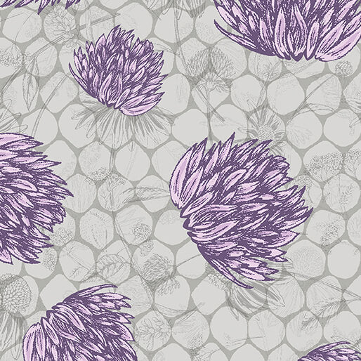 Bee Haven - Clover Dot, Grey - 16417-08