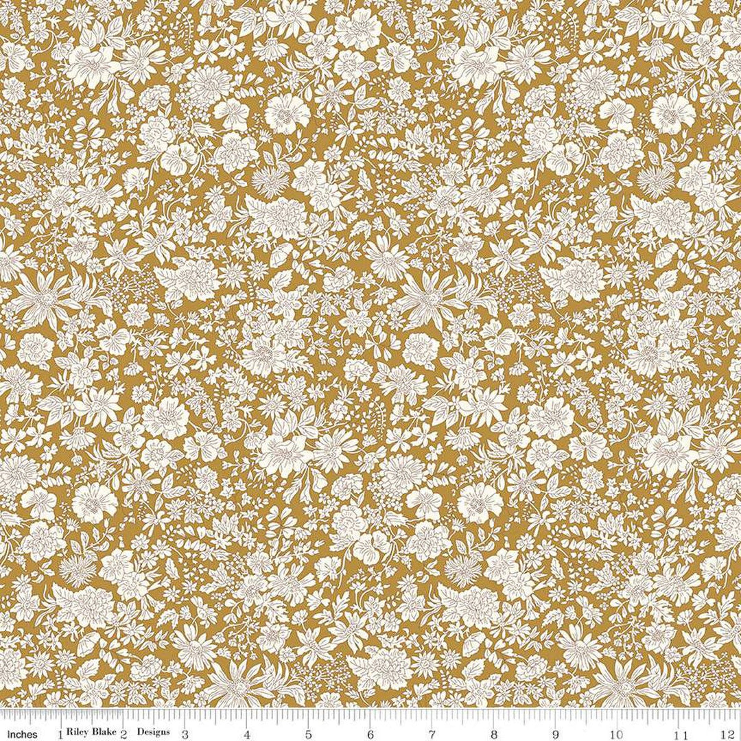 Emily Belle - Golden Ochre - 01666431A - Liberty Fabrics