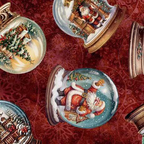 Wonderful Christmastime - Snow Globe Toss, Brick - 30337-M