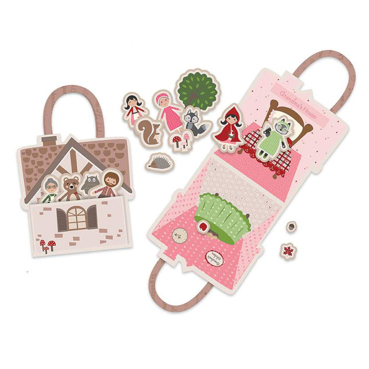 Panel 334 - To Grandmother's House Storybook Felt Panel