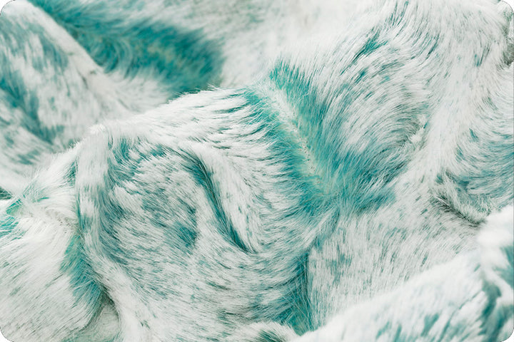 Luxe Cuddle - Snowy Owl, Mallard - 2yd cut