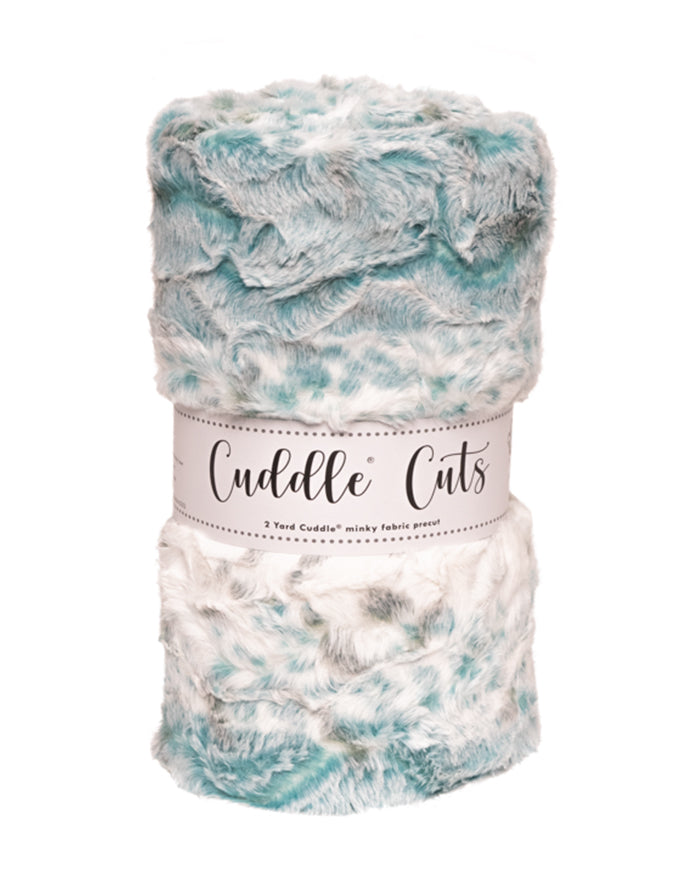 Luxe Cuddle - Snowy Owl, Mallard - 2yd cut