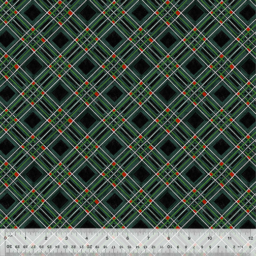 Holiday Greetings - Festive Plaid - Black - 53608-3