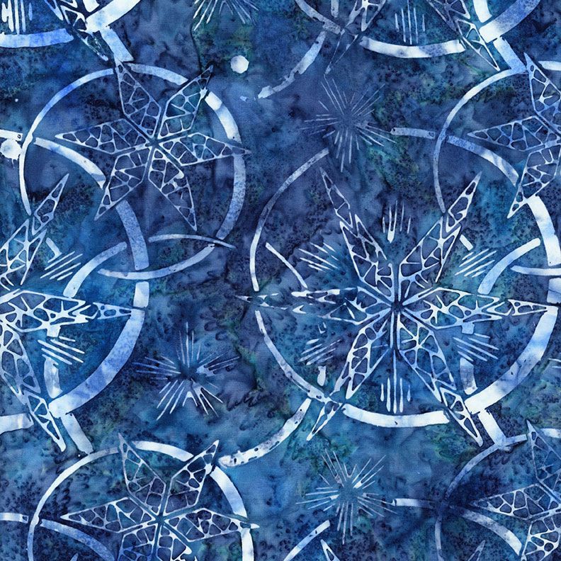 Sonic Stars and Rings - Tonga-B8788 TOPAZ by Judy & Judel Niemeyer of Quiltworx