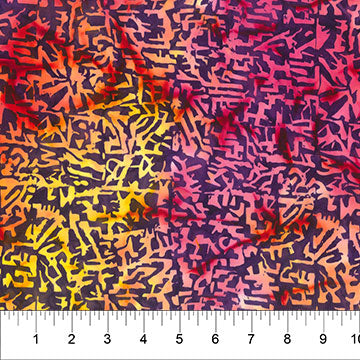 City Spirit - Glowing Lights, Eggplant - 83060-86 - Banyan Batiks