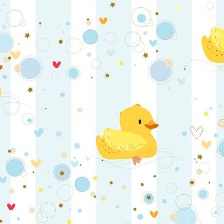 Darling Duckies - Rubber Duckies Stripe - 29712 B