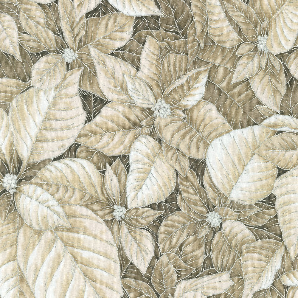 Holiday Flourish-Snow Flower - Taupe Color Story, Taupe - SRKM-21597-160