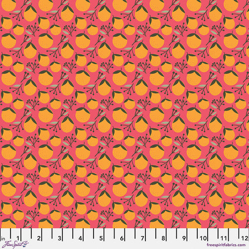 Floral Pets - Oranges - PWMC054.XCORAL