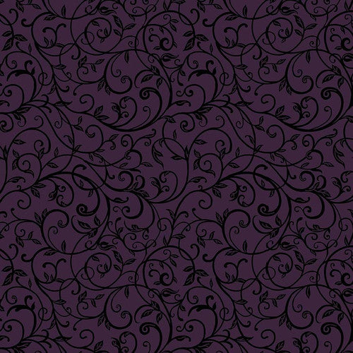 Bones Collection- Scroll- Dark Plum 7117-59