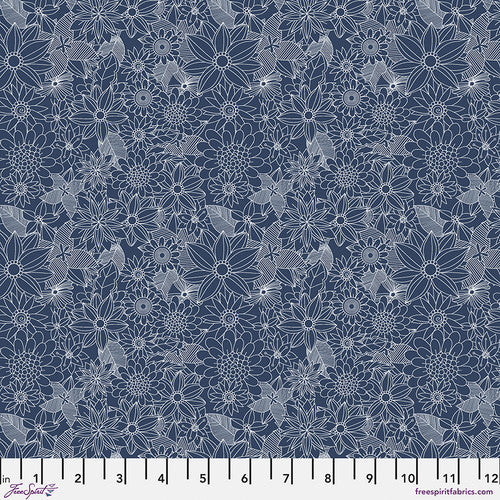 Floral Pets - Sigrid - PWMC055.XBLUE