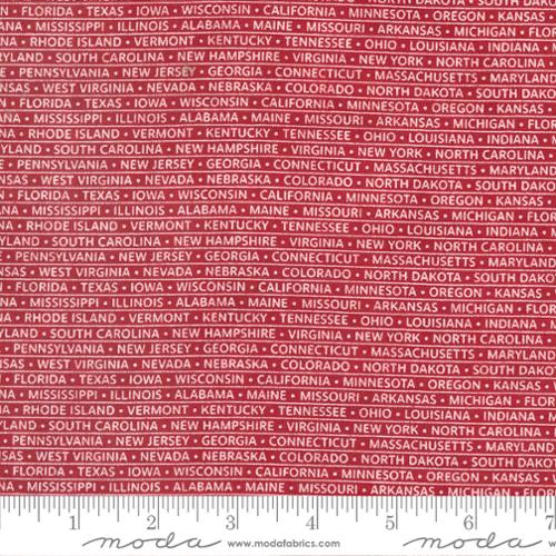 American Gatherings II - State Stripe, Heart Red - 49248 12