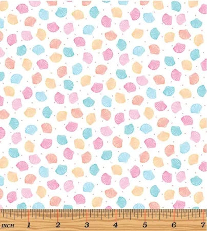 Flamingal Pals - Mini Seashells, White - 14303-09