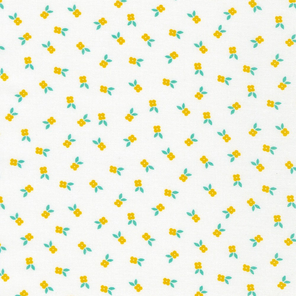Flowerhouse - Hints of Prints Flowers, Yellow - 21899-5
