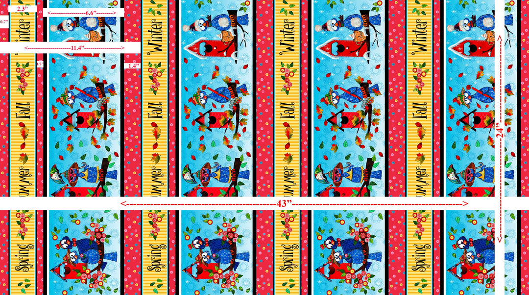 A Home For All Seasons - Seasons Decorative Stripe - 29951-X