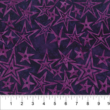 City Spirit - Starlight, Eggplant - 83061-86 - Banyan Batiks