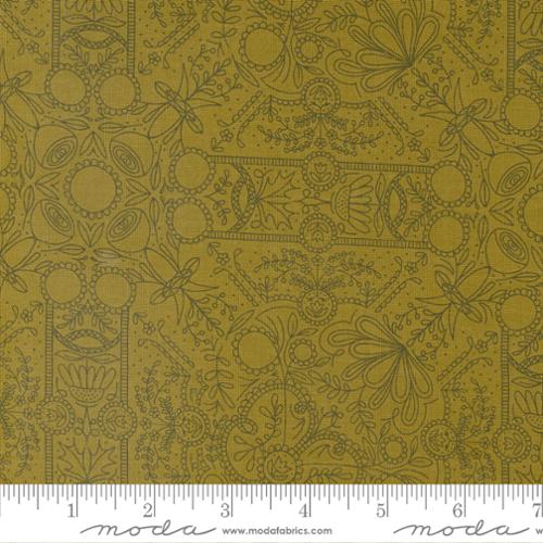 Quaint Cottage - Lace Damask, Lichen - 48373 11