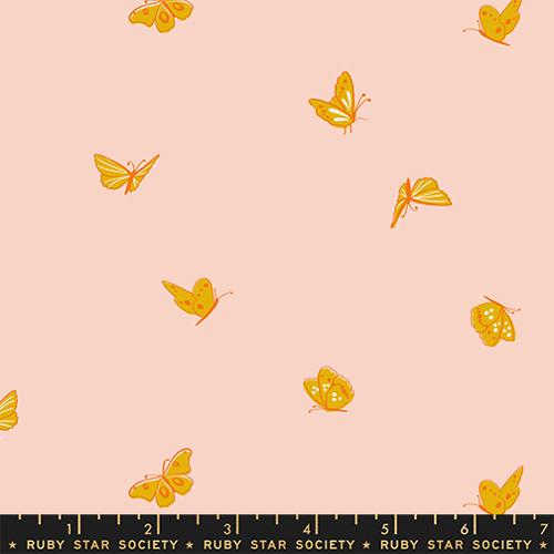 Flowerland - Butterflies, Vintage Pink - RS0072-12