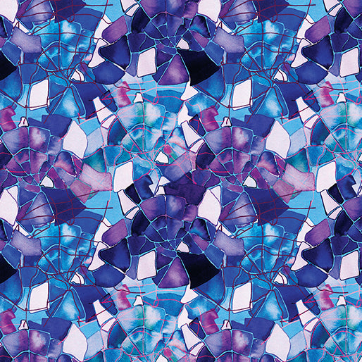 Prismatics - Prismatic Glass Indigo/Multi - 16088-54